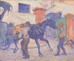 The Cab Horse by Robert Bevan