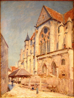 The Church in Moret by Alfred Sisley