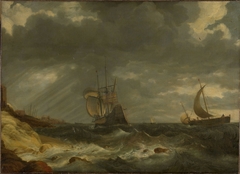 The Entrance of a Harbour by Bonaventura Peeters the Elder