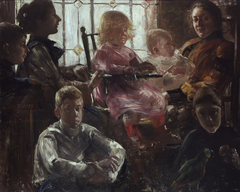 The Family of the Painter Fritz Rumpf by Lovis Corinth