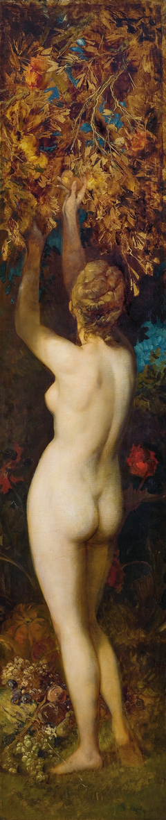 The five senses: taste by Hans Makart