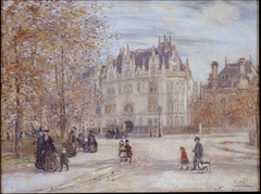 The Fletcher Mansion, New York City by Jean-Francois Raffaelli