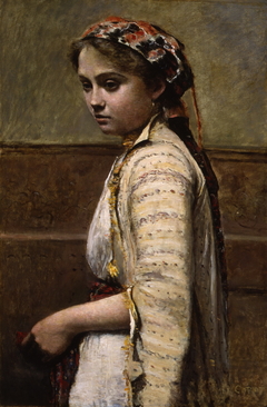 The Greek Girl by Jean-Baptiste-Camille Corot