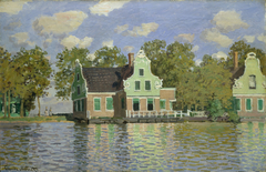 The House on the River Zaan in Zaandam by Claude Monet