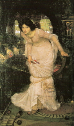 The Lady of Shalott looking at Lancelot by John William Waterhouse