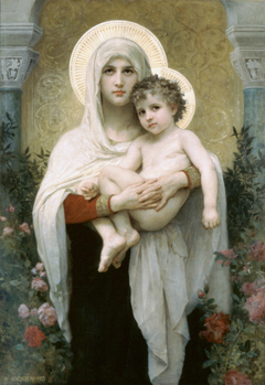 The Madonna of the Roses by William-Adolphe Bouguereau