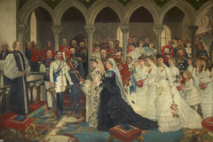 The Marriage of Princess Beatrice, 23rd July 1885. by Richard Caton Woodville