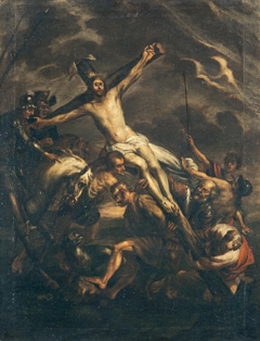 The Raising of the Cross by Unknown Artist