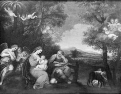 The Rest on the Flight into Egypt by Francesco Albani