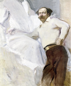 The Sculptor, Mariano Benlliure y Gil by Joaquín Sorolla