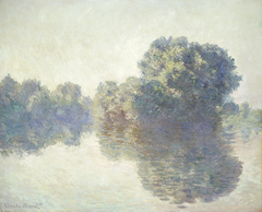 The Seine at Giverny by Claude Monet