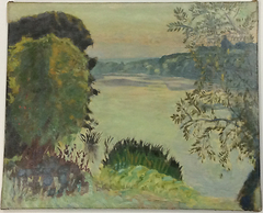 The Seine at Vernon by Pierre Bonnard