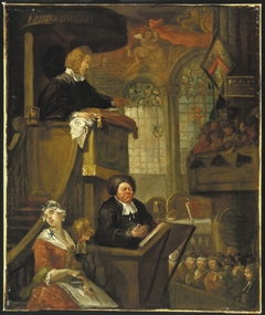 The Sleeping Congregation by William Hogarth