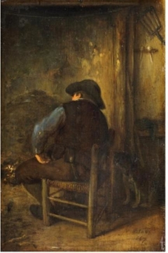 The Smoker by Adriaen van Ostade