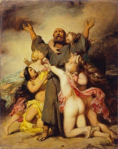 The Temptation of Saint Anthony by Paul Delaroche