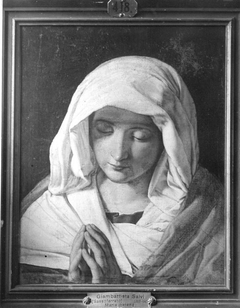 The Virgin Mary praying by Giovanni Battista Salvi da Sassoferrato