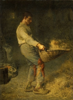 The Winnower by Jean-François Millet