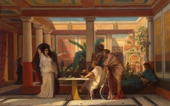 Theatrical Rehearsal in the House of an Ancient Rome Poet by Gustave Boulanger