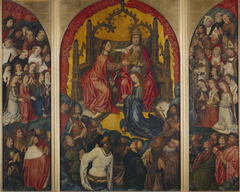 Triptych: The Coronation of the Virgin by Master of 1499