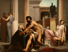 Ulysses recognized by his nurse on his return from Troy by William-Adolphe Bouguereau