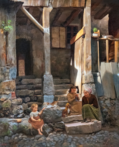 Un ancien portique Annecy - Firmin Salabert - Musée des Beaux-Arts de Gaillac by Firmin Salabert