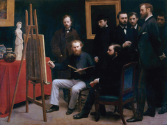 Un atelier aux Batignolles by Henri Fantin-Latour