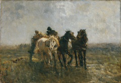 Ungarisches Fuhrwerk by Otto von Thoren
