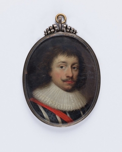 Unknown man by Cornelis Janssens van Ceulen