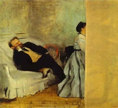 Monsieur et Madame Edouard Manet by Edgar Degas