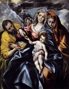 The Holy Family with Mary Magdalen by El Greco