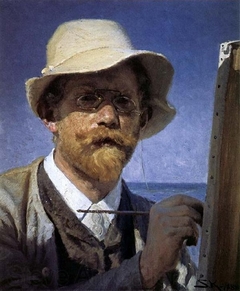 Self-Portrait by Peder Severin Krøyer