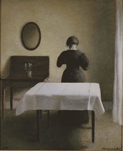 Interior by Vilhelm Hammershøi