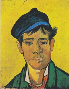 Young man with cap by Vincent van Gogh