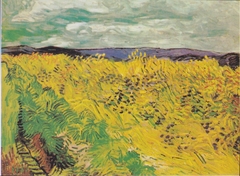 Wheat field with cornflowers by Vincent van Gogh