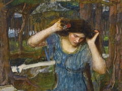 Vain Lamorna, A Study for Lamia by John William Waterhouse