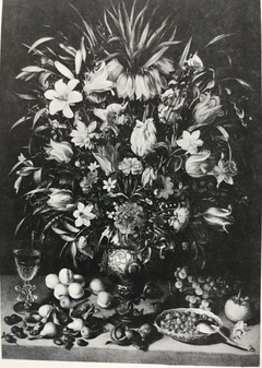 Vase of Flowers by Jeremias van Winghe