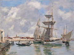 Venice, The Grand Canal by Eugène Boudin