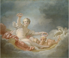 Venus and Cupid (Day) by Jean-Honoré Fragonard