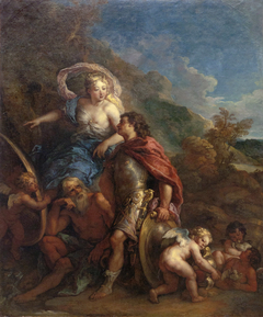 Vénus présentant des armes à Enée by Charles de La Fosse