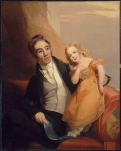 Victor René Value and His Daughter Charlotte by Thomas Sully