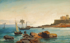 View of Guernsey. by Carl Frederik Sørensen