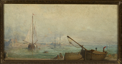 View of the Avignon port by Teofil Kwiatkowski