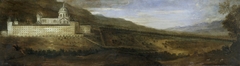 View of the Monastery of El Escorial by Benito Manuel Agüero