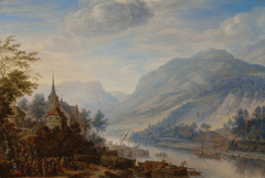 View of the Rhine at Reineck by Herman Saftleven