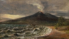 View of Vesuvius from the Coast of Castellammare by Johan Christian Dahl