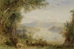 View on the Hudson River by Thomas Creswick