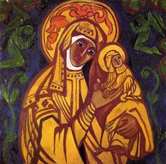 Virgin and Child by Natalia Goncharova