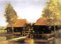 Water Mill at Kollen Near Nuenen by Vincent van Gogh