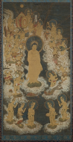 Welcoming Descent of Amida and Bodhisattvas by anonymous painter