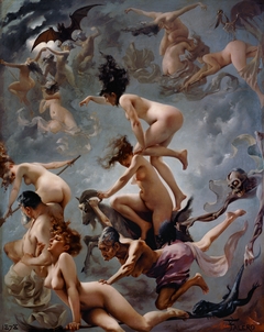 Witches going to their Sabbath by Luis Ricardo Falero